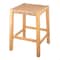 Alaterre Furniture Newport 24in H Wood Counter Height Stool 24 with Handcrafted Woven Rope Seat, Natural ANNP2220 - alternate 3